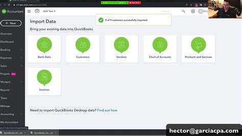 Importing Customers into QuickBooks