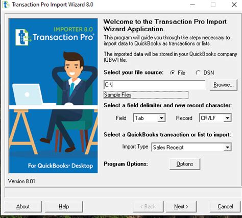 Importing Data into QuickBooks