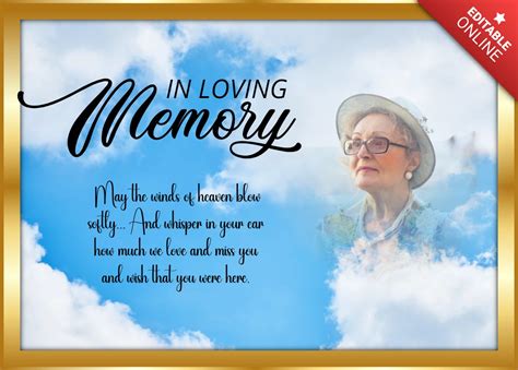 In Loving Memory Picture Template Gallery 5