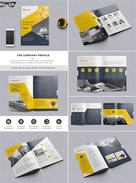 Sports brochure template