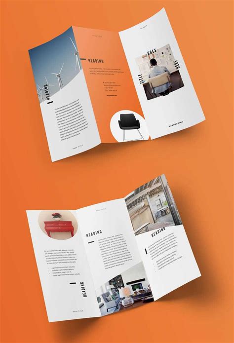 Healthcare brochure template