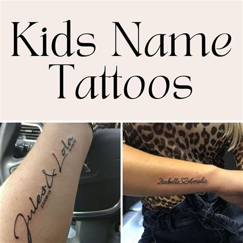 Incredible Tattoo Name Ideas