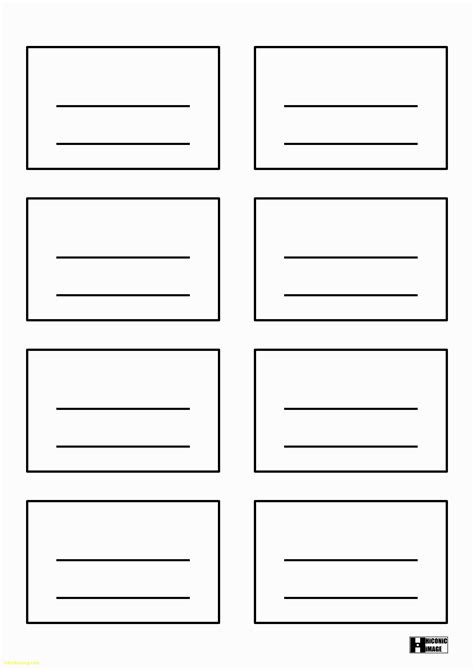 Index Card Template 2