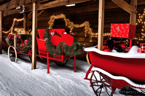 Inside Santa's Sleigh