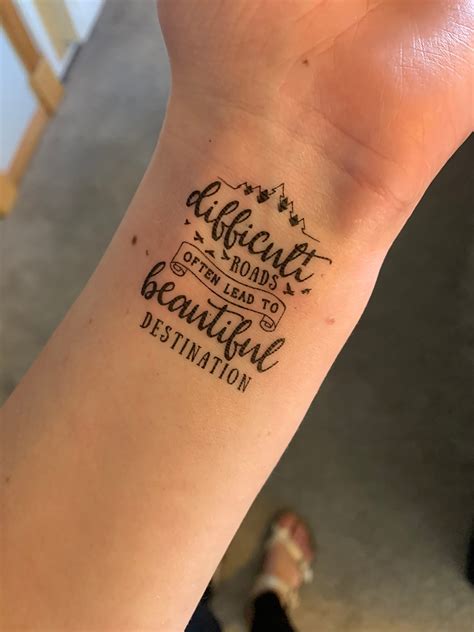 Inspirational Temporary Tattoos