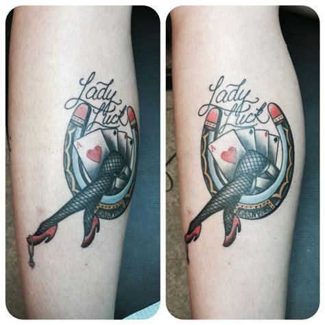 Inspiring Lady Luck Tattoo Designs