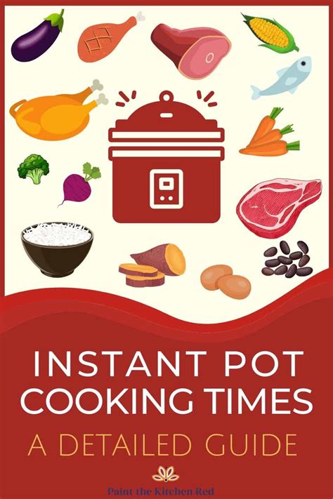 Instant Pot Dessert Cooking Times