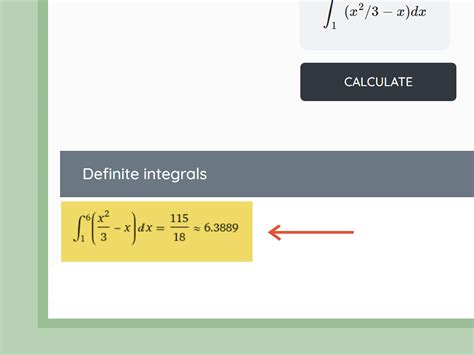 Integral Calculator Excel