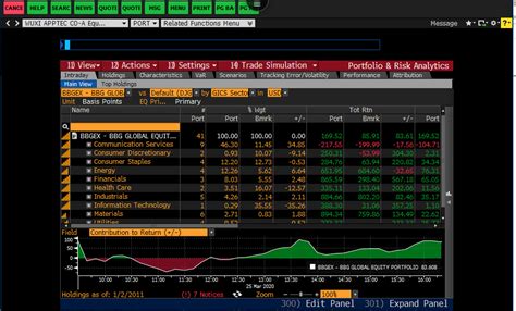 Integration with Other Bloomberg Tools Screenshot 6