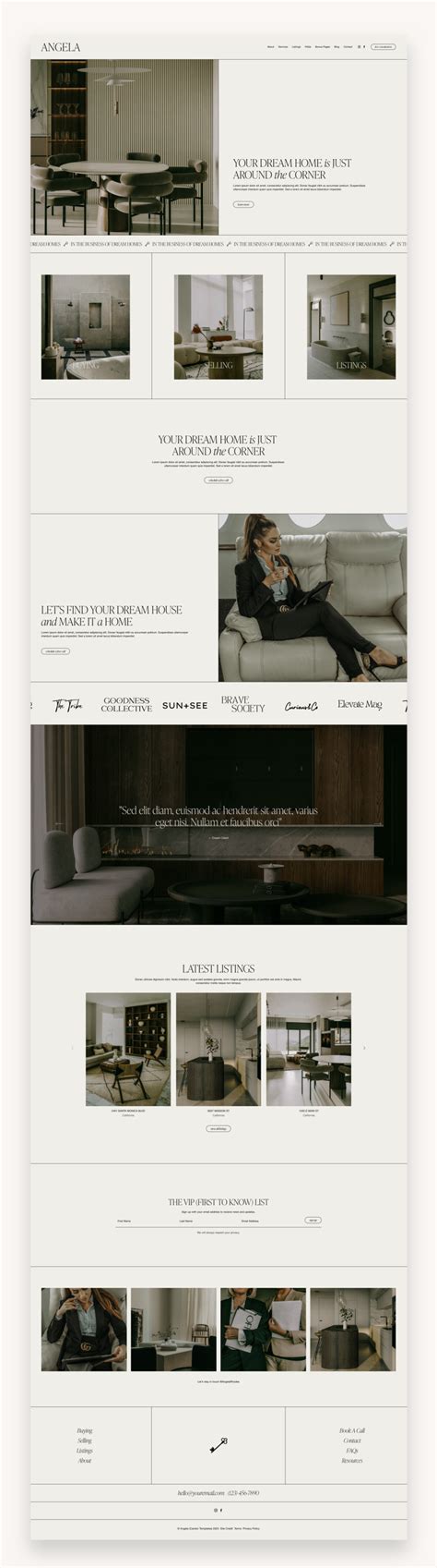 Squarespace Templates for Interior Designers