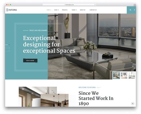 Interior Design Website Examples