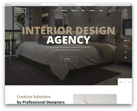 Interior Design Website Template 10