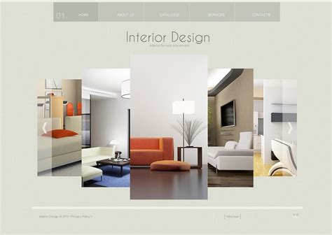 Interior Design Website Template 6