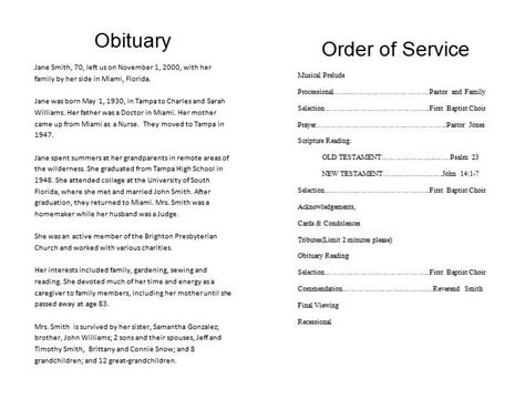 Introduction to Standard Obituaries