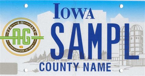 Iowa temporary license plate requirements