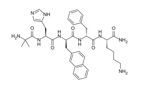 Ipamorelin peptide structure