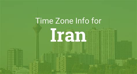 Iran Time Zone Map