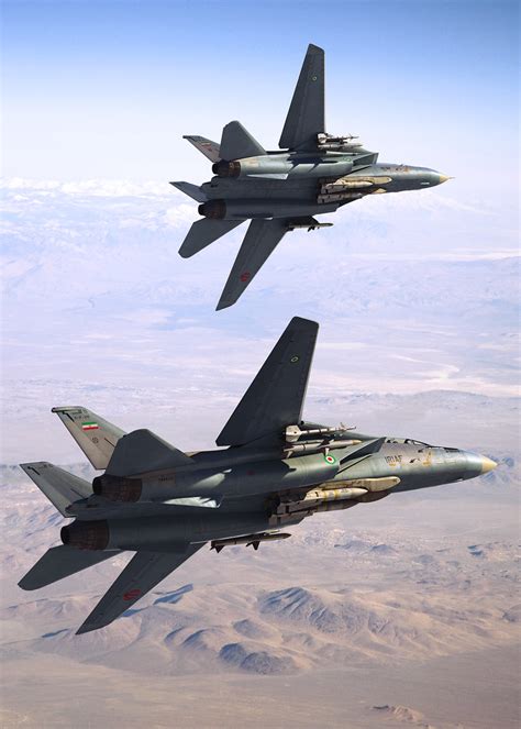 Iranian F-14 Tomcats in formation