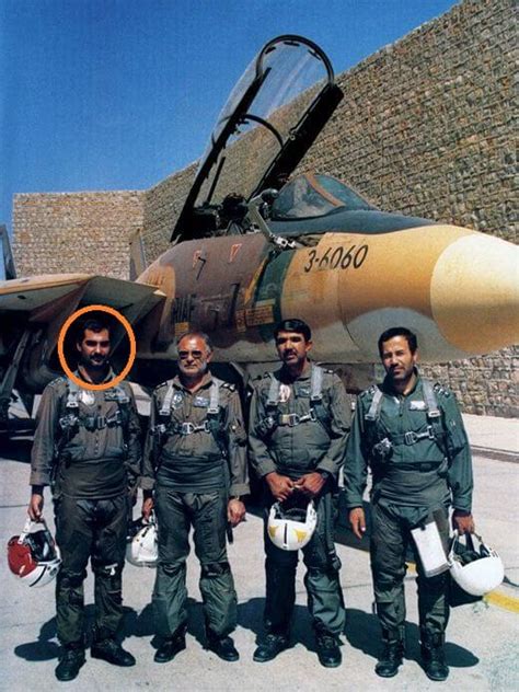 Iranian F-14 Tomcat pilot in cockpit