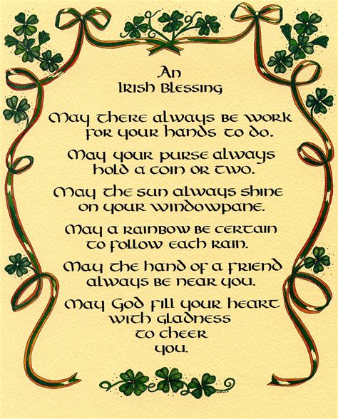 Irish Blessing Printable Image