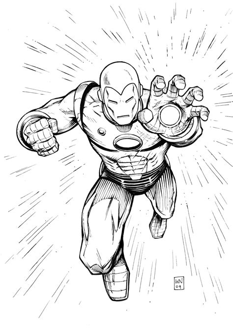 Iron Man Coloring Pages