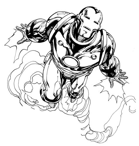 Iron Man Coloring Pages Printable Free Fun