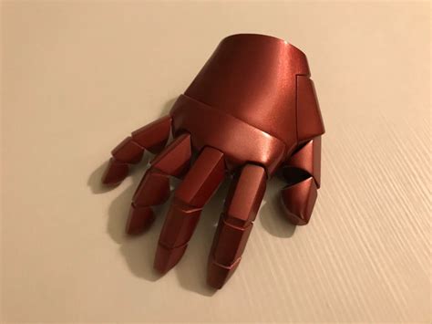 Wearable Papercraft Iron Man Glove Design