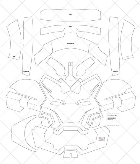 Iron Man Helmet Printable Template Display Base