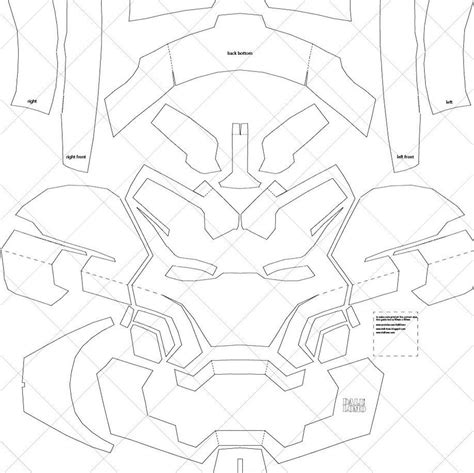 Iron Man Helmet Template DIY Enthusiasts