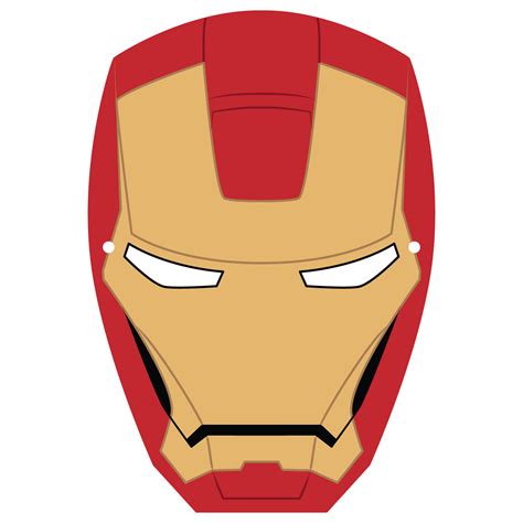 Iron Man Template Mask DIY