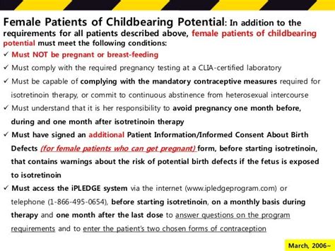 Isotretinoin Patient Education