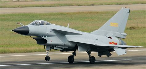 J-10 Fighter Plane in flight