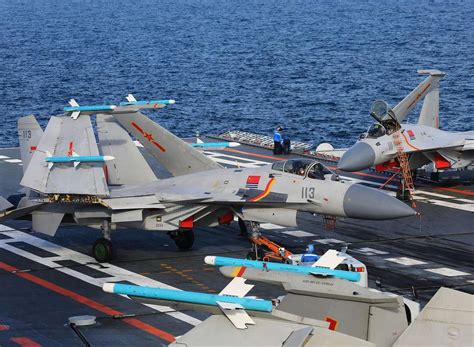 J-15 Fighter Jet on the runway