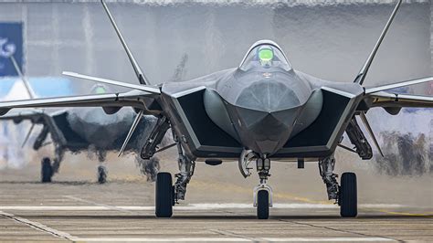 J-20 Stealth Aircraft Takeoff