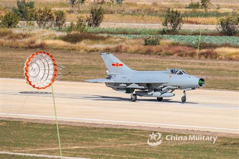 J-7 Fighter Jet in flight