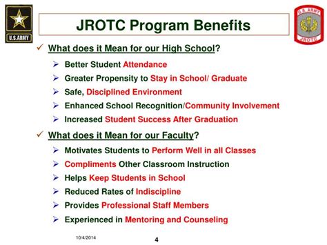 JROTC benefits