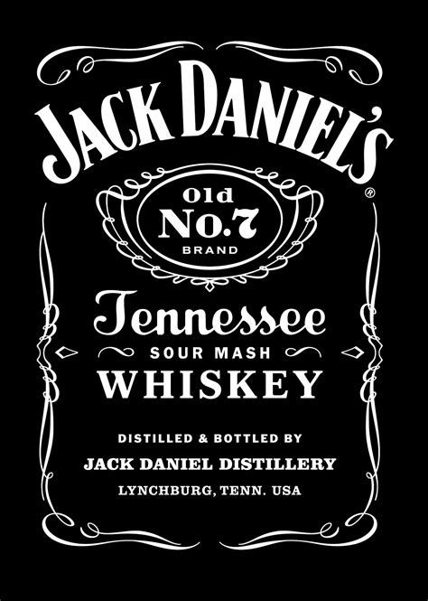 Blank Jack Daniel's Logo Template