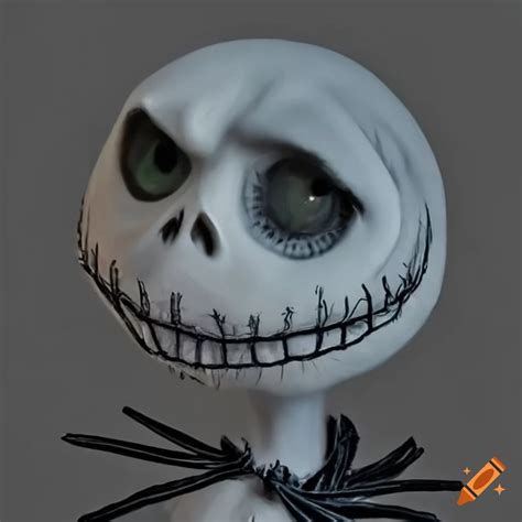 Jack Skellington Detailed Face