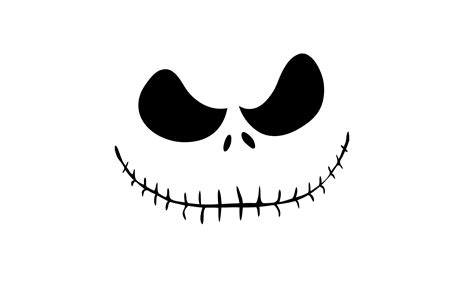 Jack Skellington Face Template Activities