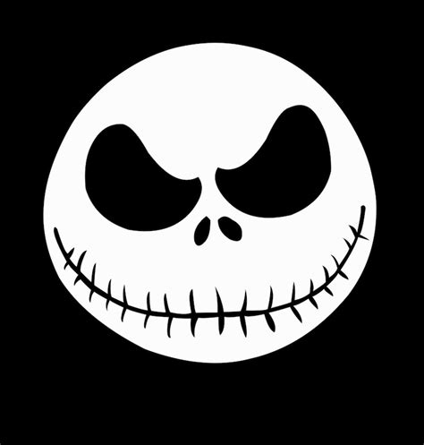 Jack Skellington Face Template Printables