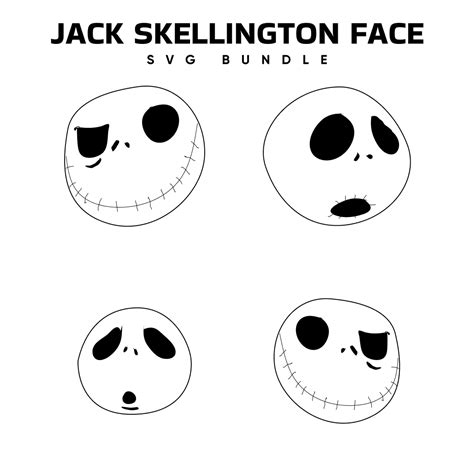 Jack Skellington Face Template Projects