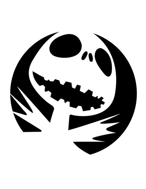 Jack Skellington Pumpkin Carving Template Design