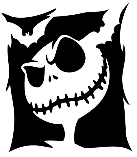 Jack Skellington Stencil Printables