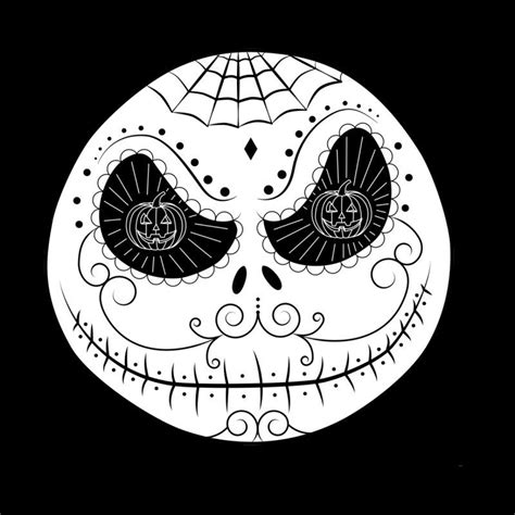 Jack Skellington Sugar Skull Design