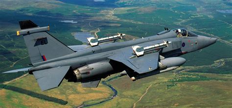 Jaguar Navy Fighter Jet undergoing maintenance