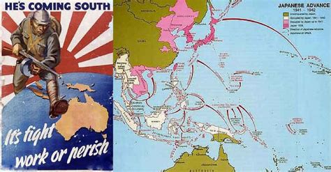 Japans Plan To Invade Australia Map