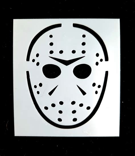 Jason pumpkin stencil template