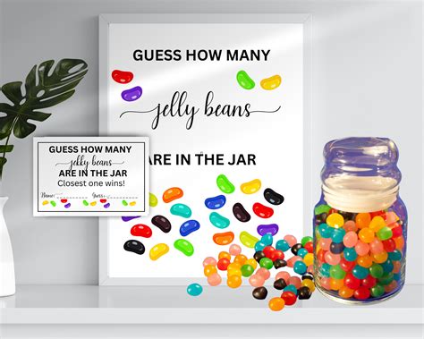 Jelly Bean Guessing Game Party Ideas