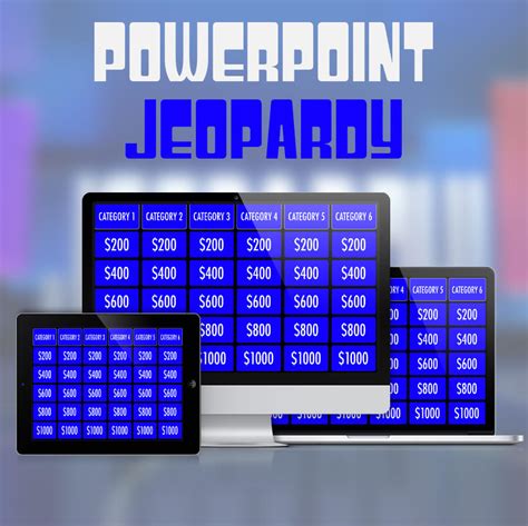 Jeopardy Game Template PowerPoint Download