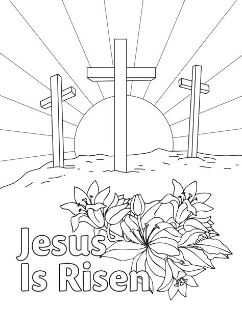 Jesus coloring pages Easter